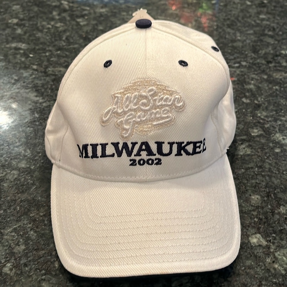 Brand New 2002 Milwaukee All Star Game white hat